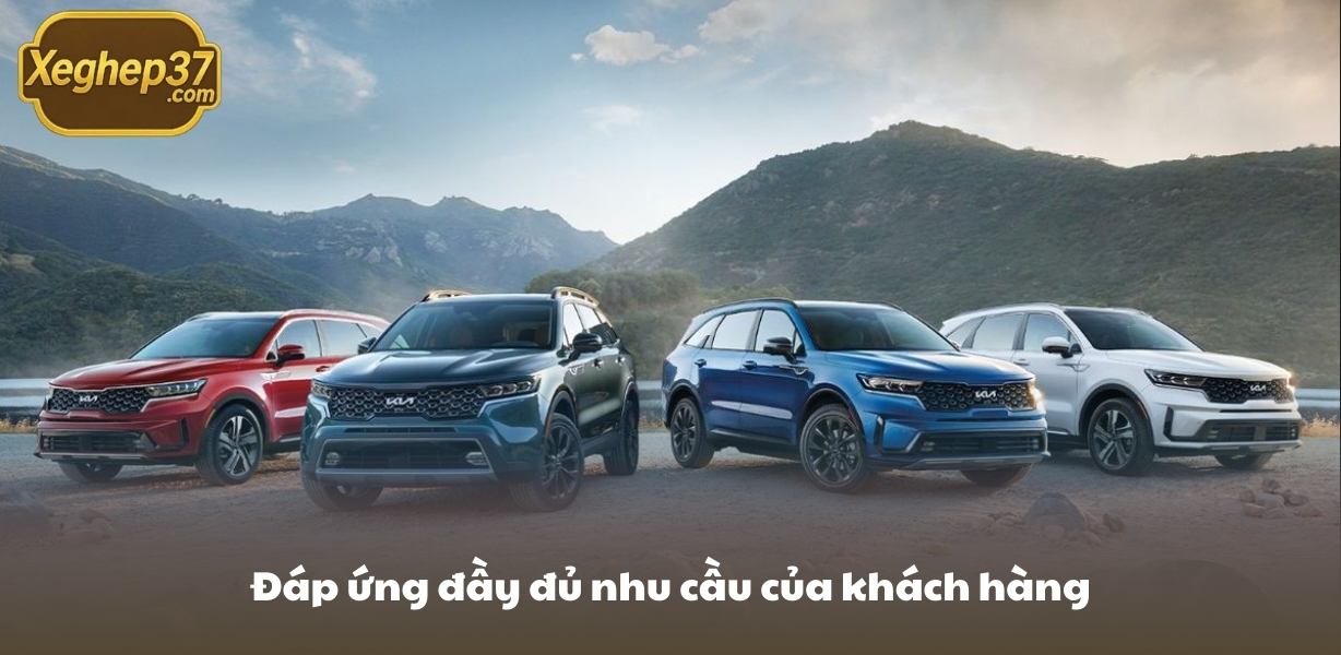 Đáp ứng đầy đủ nhu cầu của khách hàng